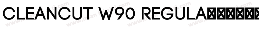 Cleancut W90 Regula字体转换